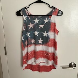 🇺🇸 Blue 84 Red White and Blue Star Tank Top